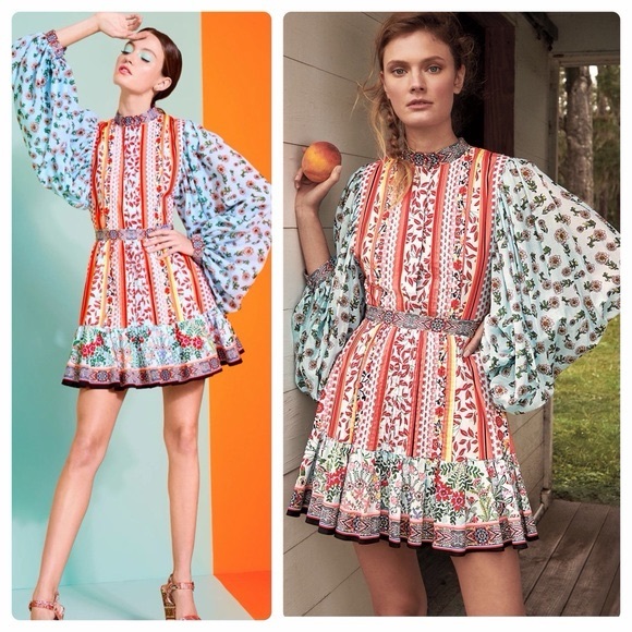 Alice + Olivia Dresses & Skirts - ALICE + OLIVIA Raya Mandarin-Collar Dress